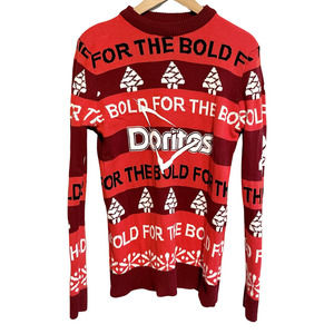 Doritos For the Bold Ugly Christmas Sweater Rare Knit Sweater